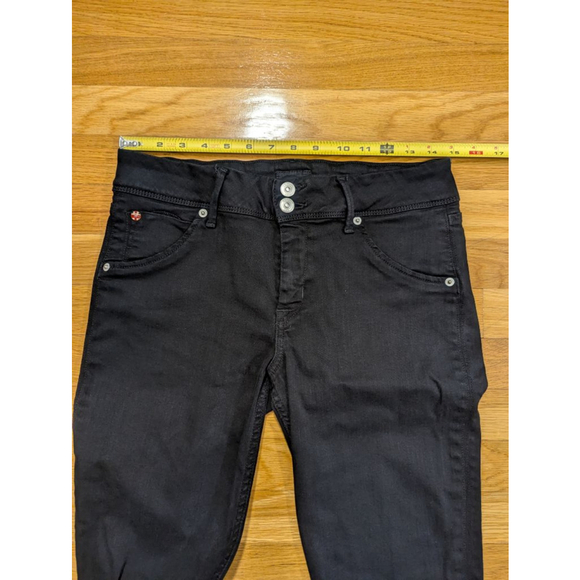 Hudson Jeans Collin Black Skinny Denim Size 31 - Picture 9 of 12
